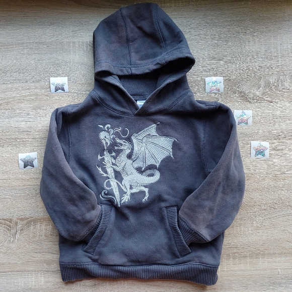 Gymboree dragon sweatshirt 5-6 years - Picture 1 of 16